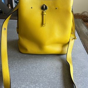 Kate Spade Yellow Bucket Purse